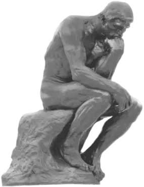 thinker right